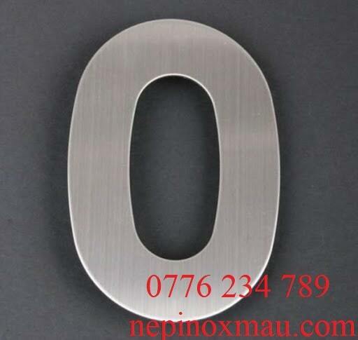 nhận gia công chữ inox trắng xước lam bảng hiệu quảng cáo đẹp