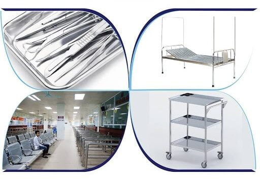 Những ứng dụng của inox trong ngành y tế