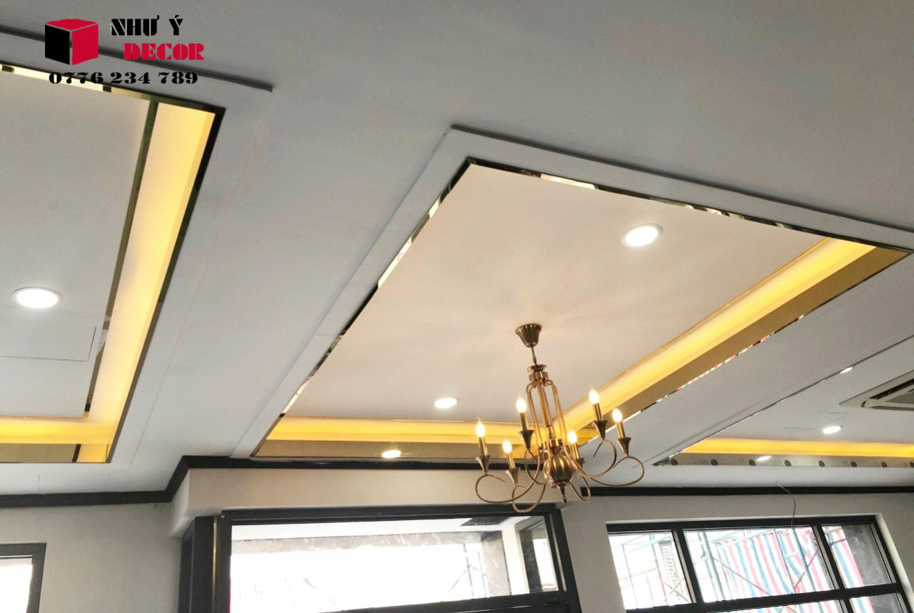 Nẹp inox trang trí trần nhà