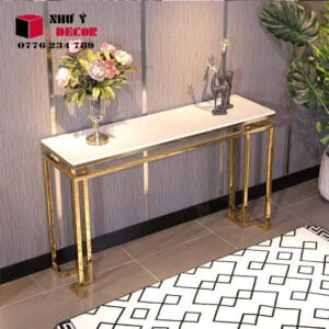 Bàn Console inox mạ vàng