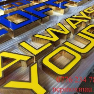 gia công chữ nôi inox theo yêu cầu