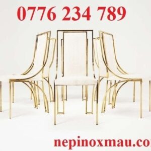 bàn ghế inox