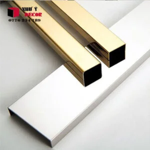 Nẹp U Inox 304 Mạ Màu